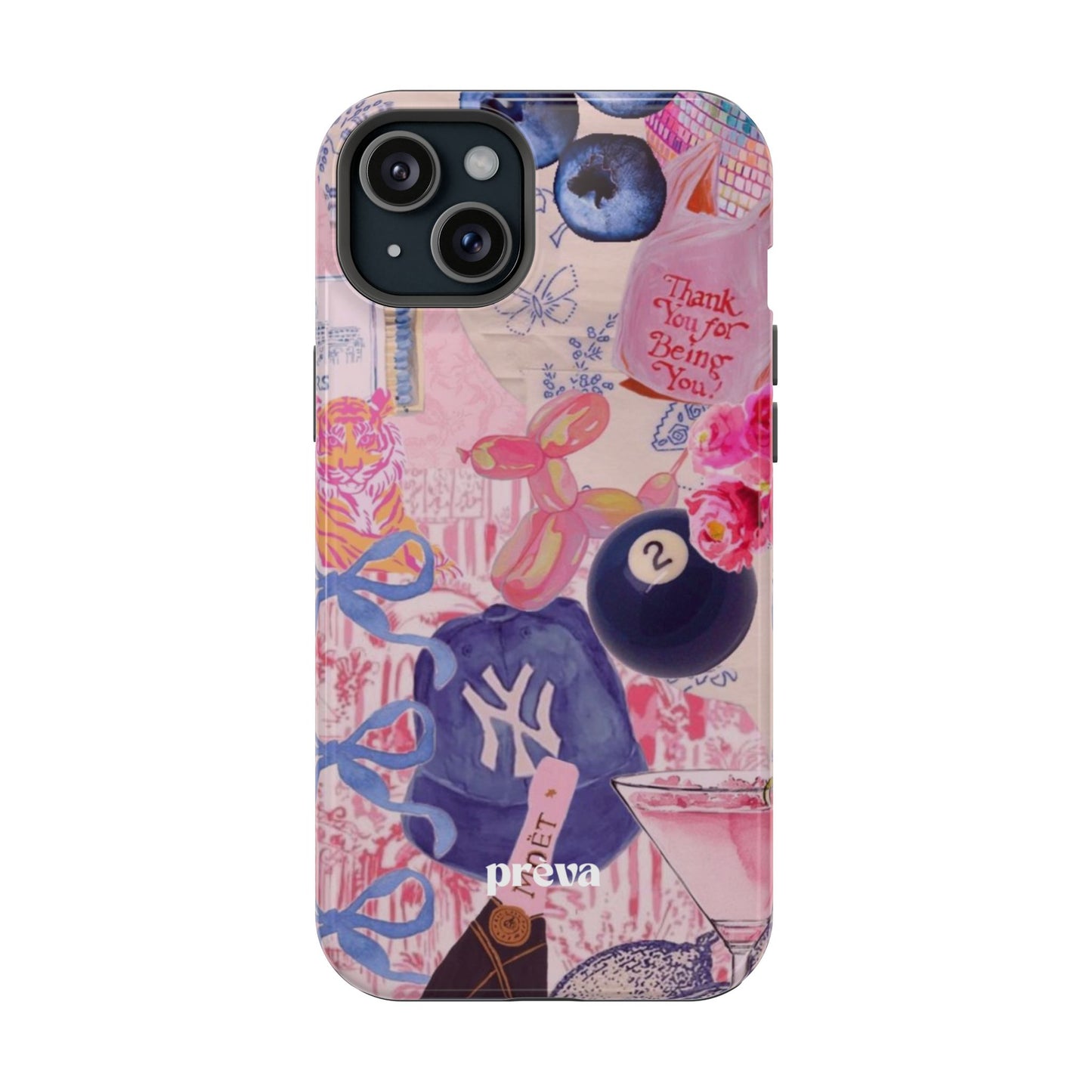 Retro 8 Ball Collage Phone Case