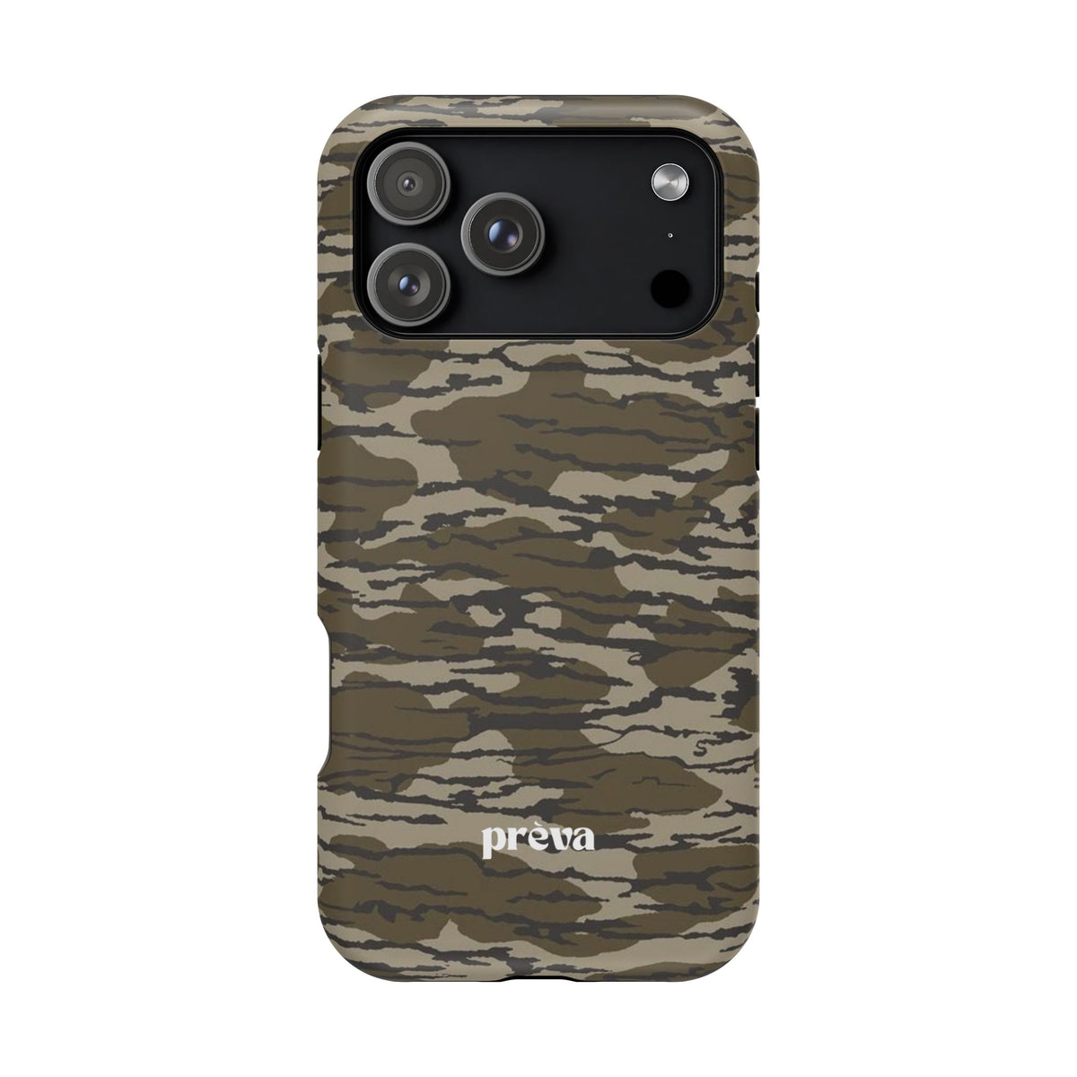 Camo Impact-Resistant Phone Case — Military Green Rugged Protection