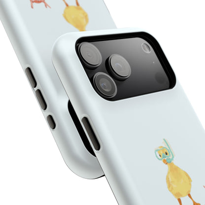 Scuba Duck Stripes Phone Case