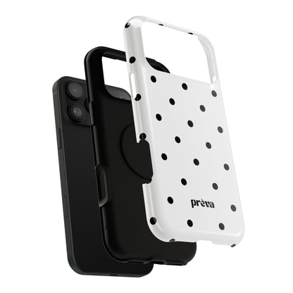 B&W polka dots Phone Case