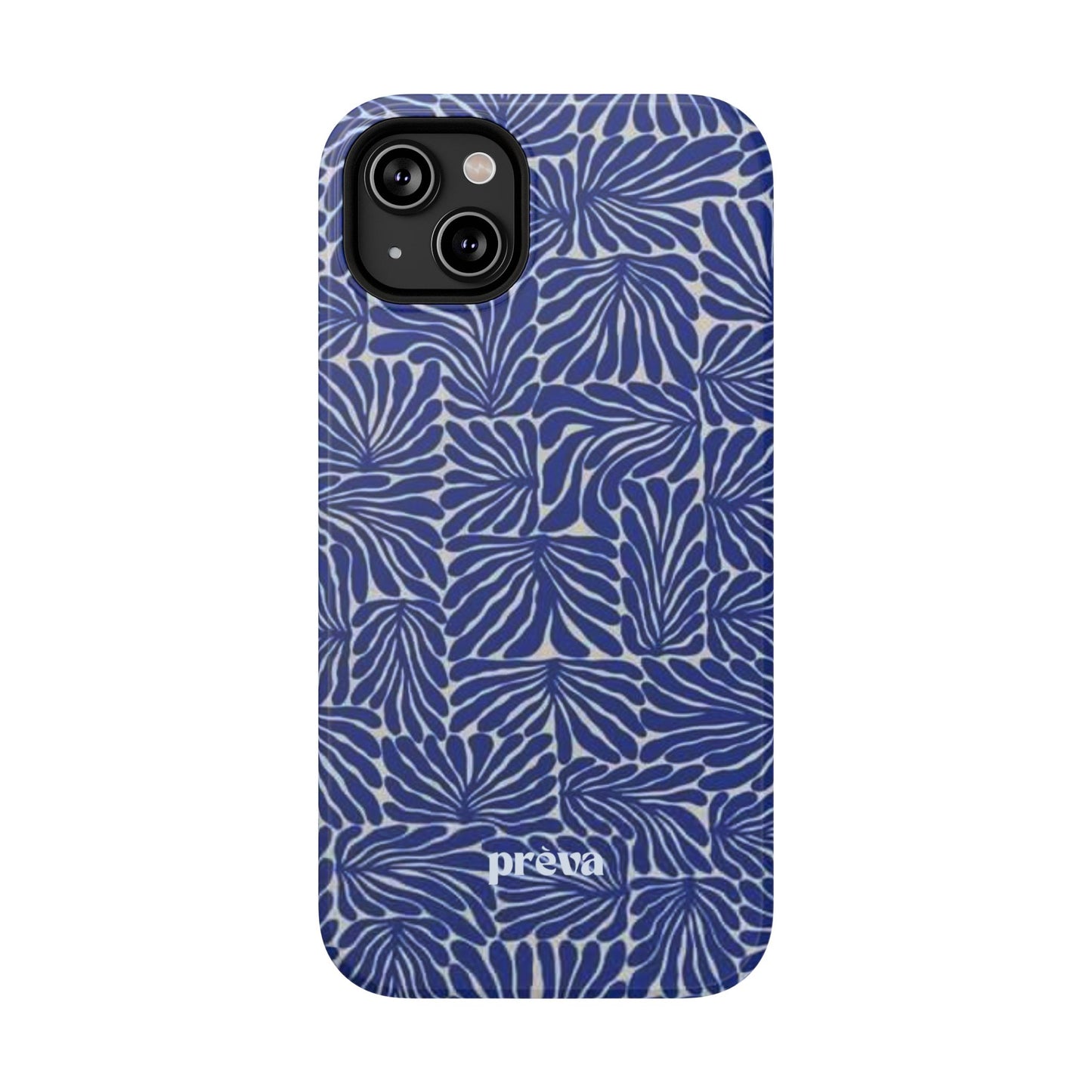 Blue Abstract Greek Phone Case