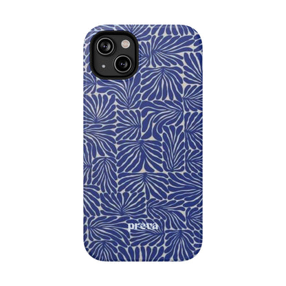 Blue Abstract Greek Phone Case