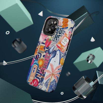 Tropical Beach Collage Phone Case