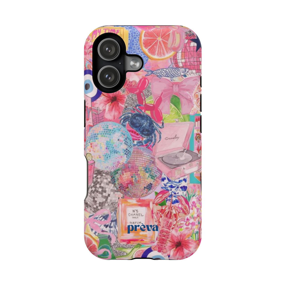 Floral & Pink Collage Phone Case