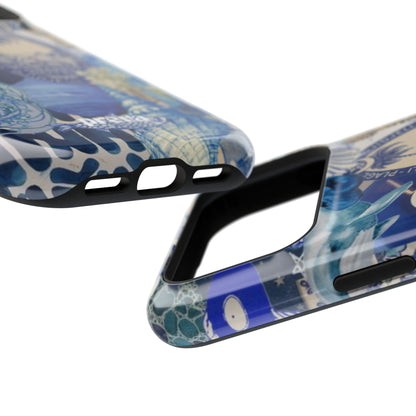 Blue Night Collage Phone Case