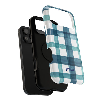 Teal Plaid Phone Case