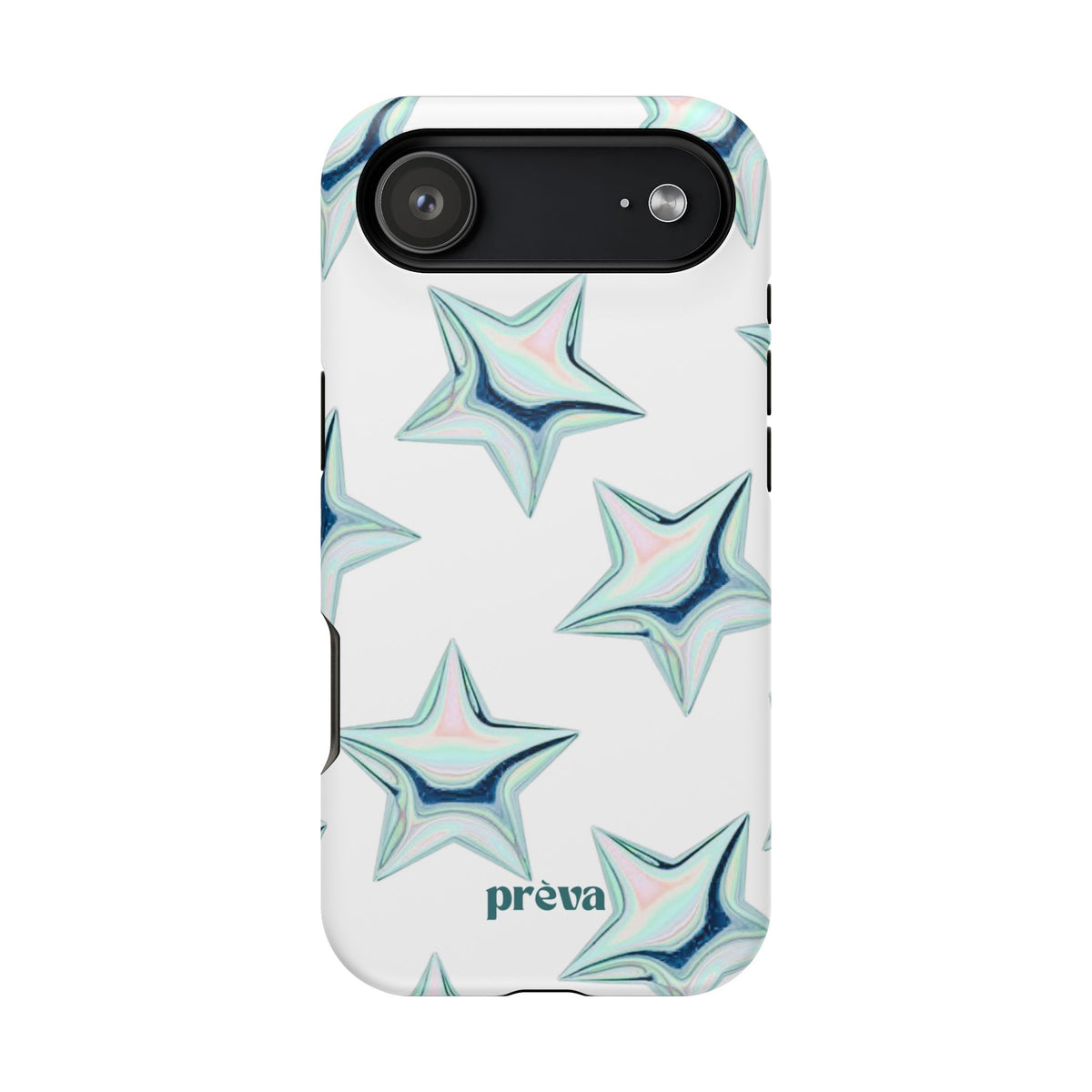 White Starburst Phone Case