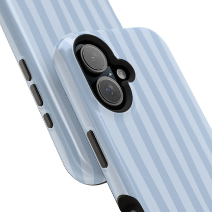 Pastel Blue Stripes Phone Case