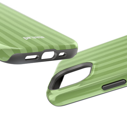 Light Green Stripes Phone Case