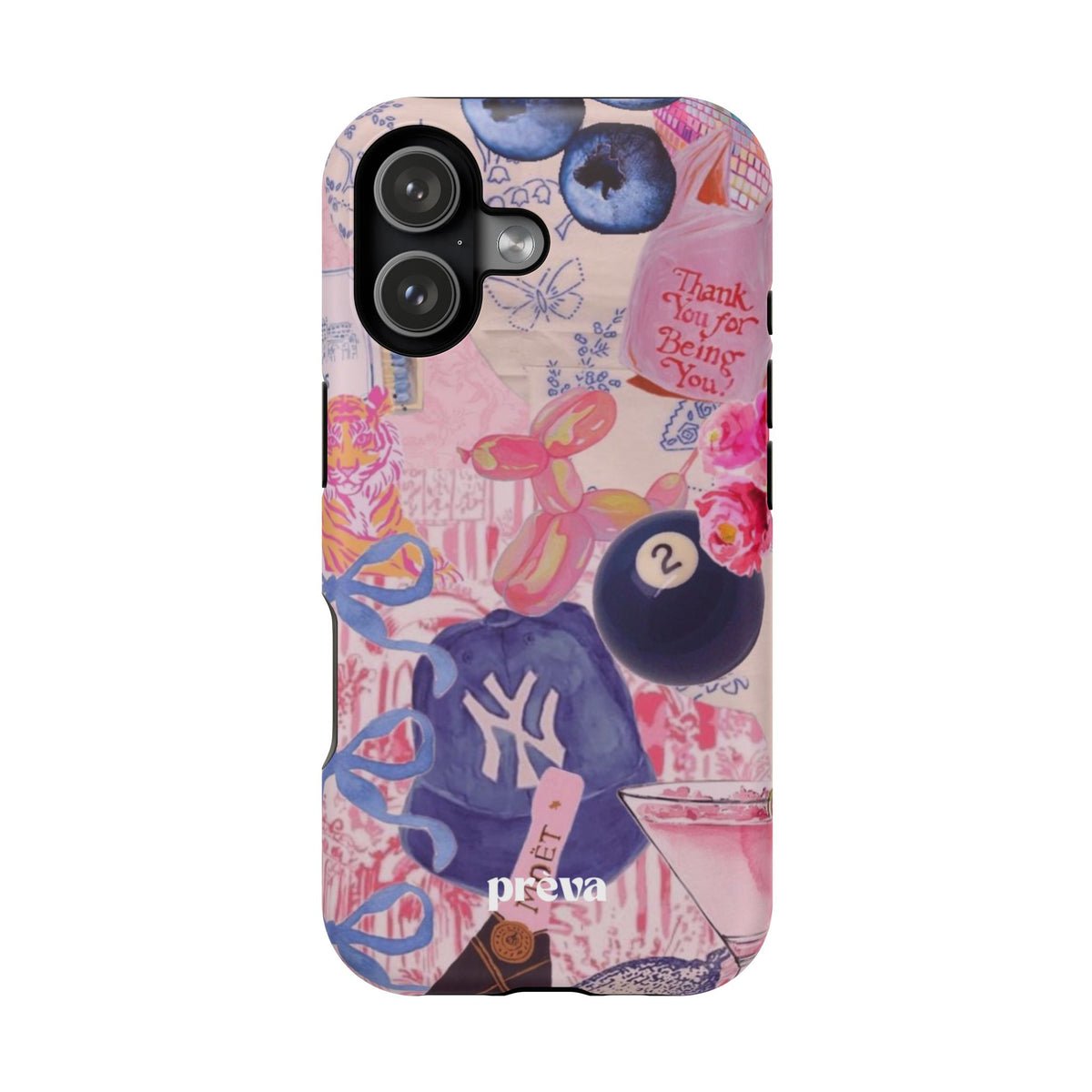 Retro 8 Ball Collage Phone Case