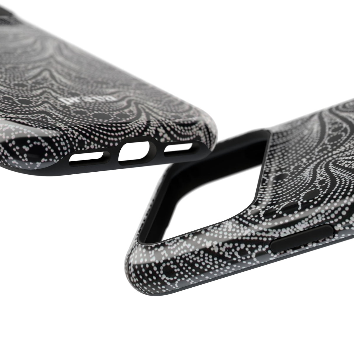 Abstract Midnight Lace Phone Case