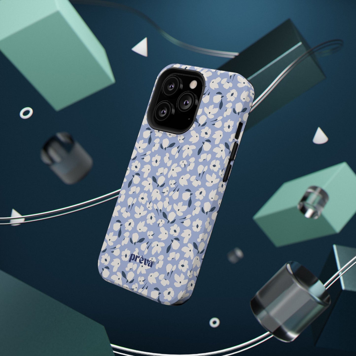 Petals On Blue Phone Case