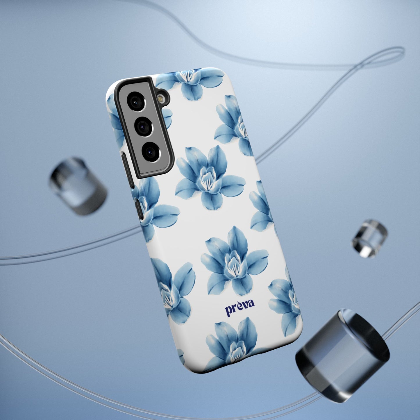 Blue Flowers Phone Case