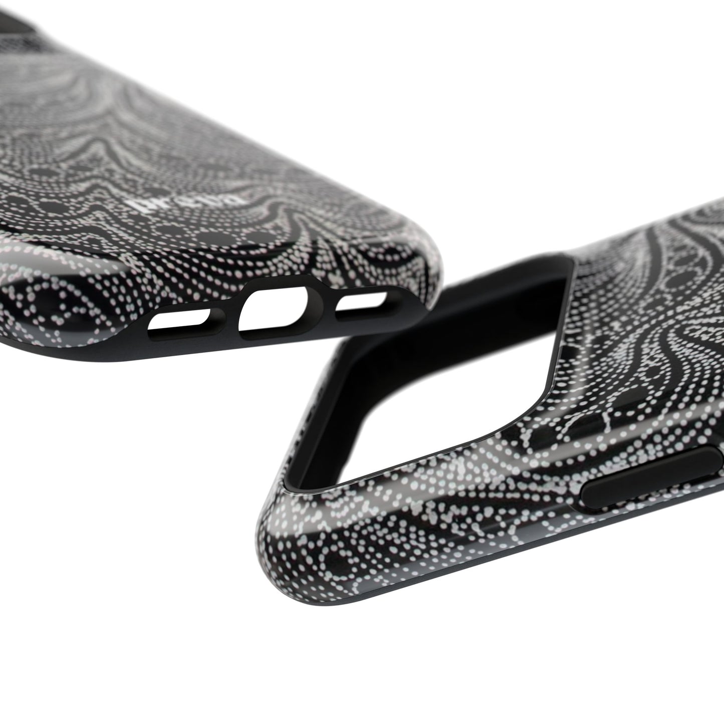 Abstract Midnight Lace Phone Case