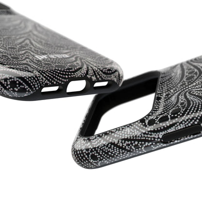 Abstract Midnight Lace Phone Case