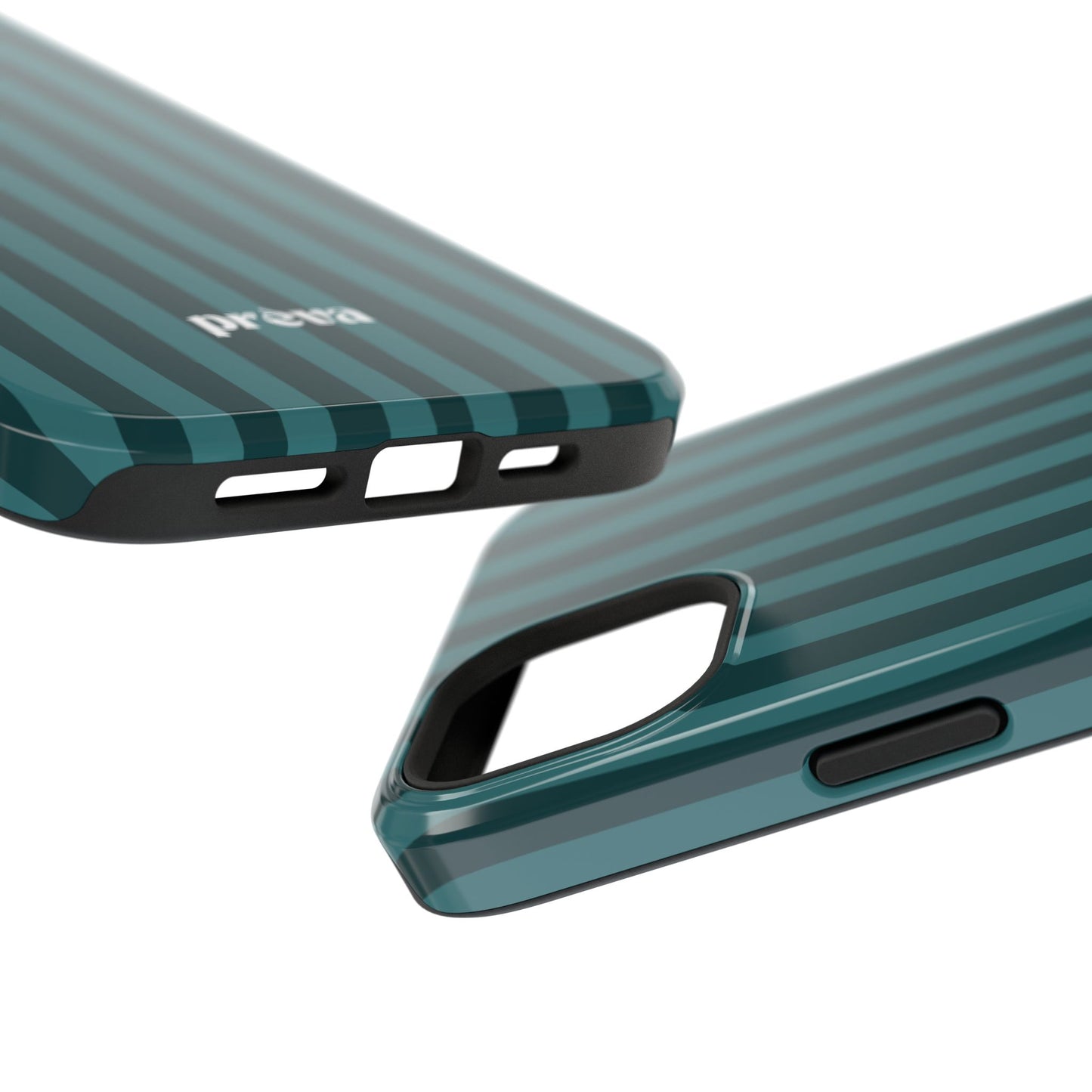 Dark Stripes Turquoise Phone Case