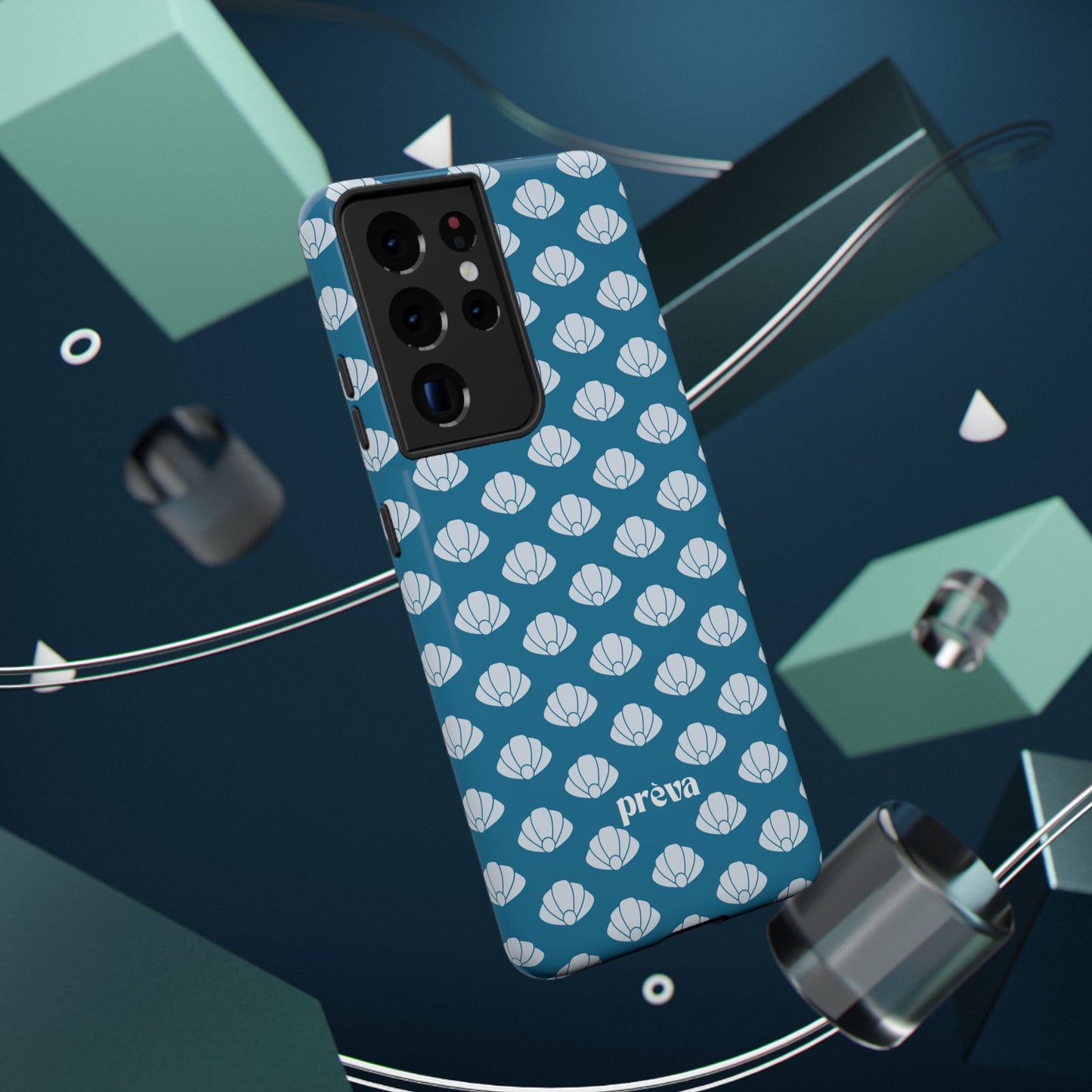 Shellfull teal Phone Case