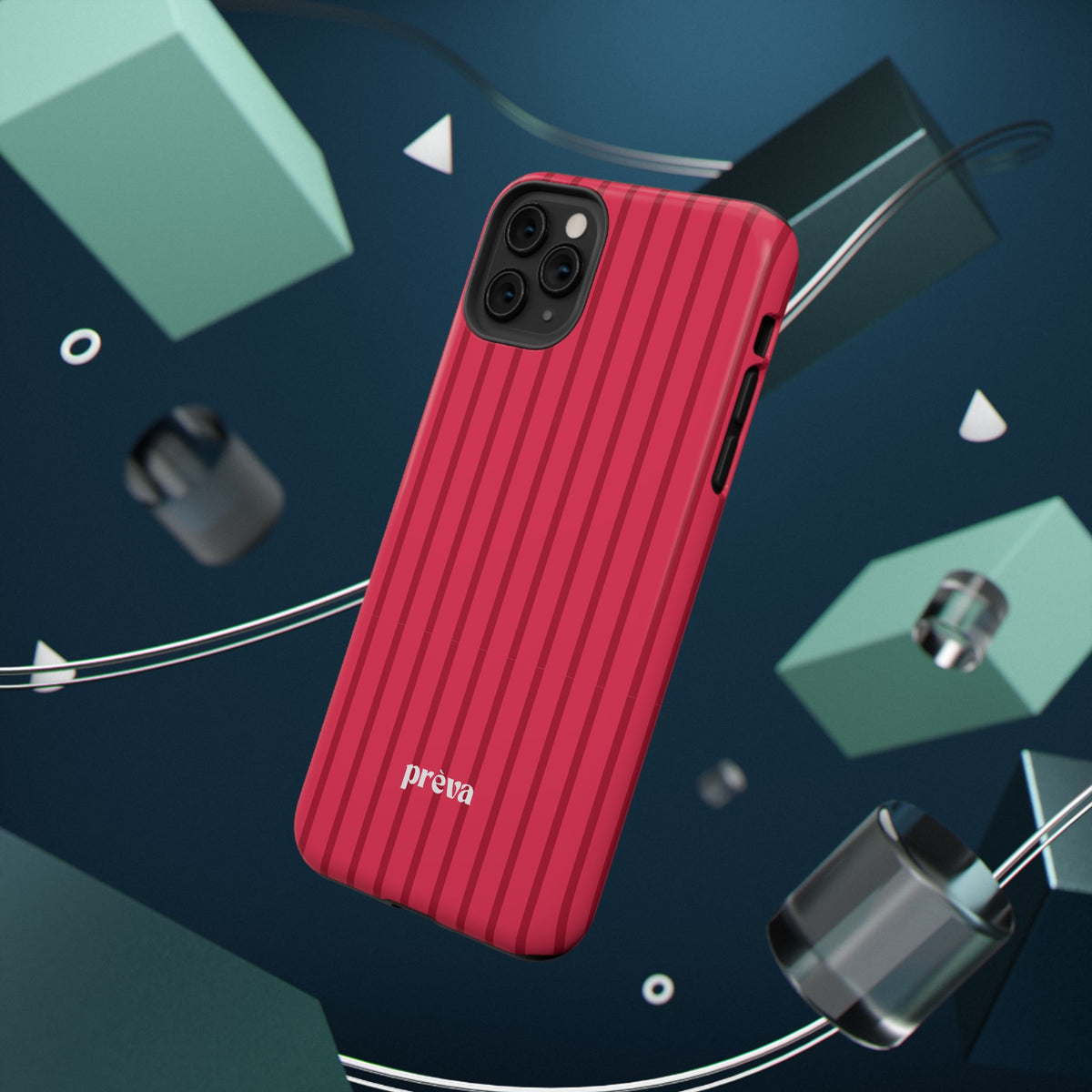 Pinky Red Stripes Phone Case
