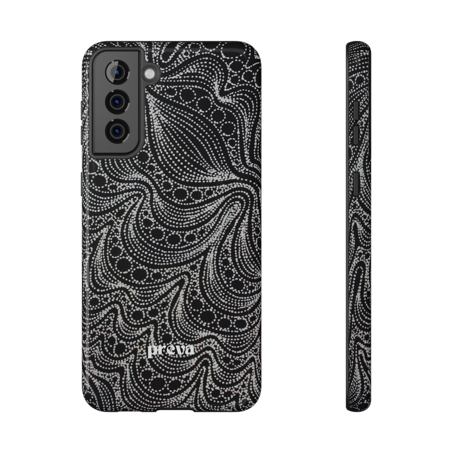 Abstract Midnight Lace Phone Case