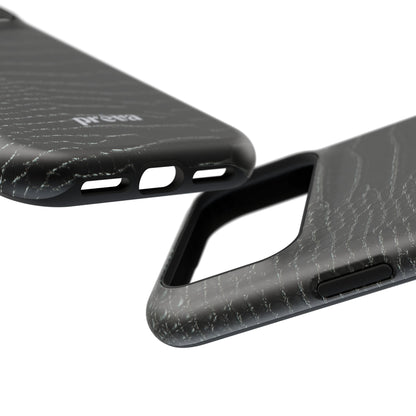 Black Croc Phone Case