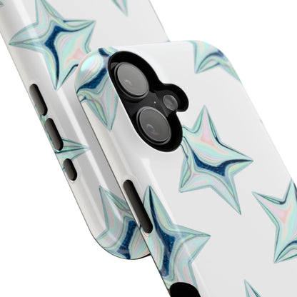 White Starburst Phone Case