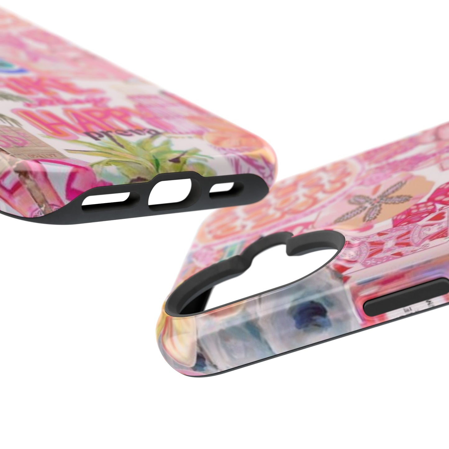 Pink Tropical Collage Phone Case