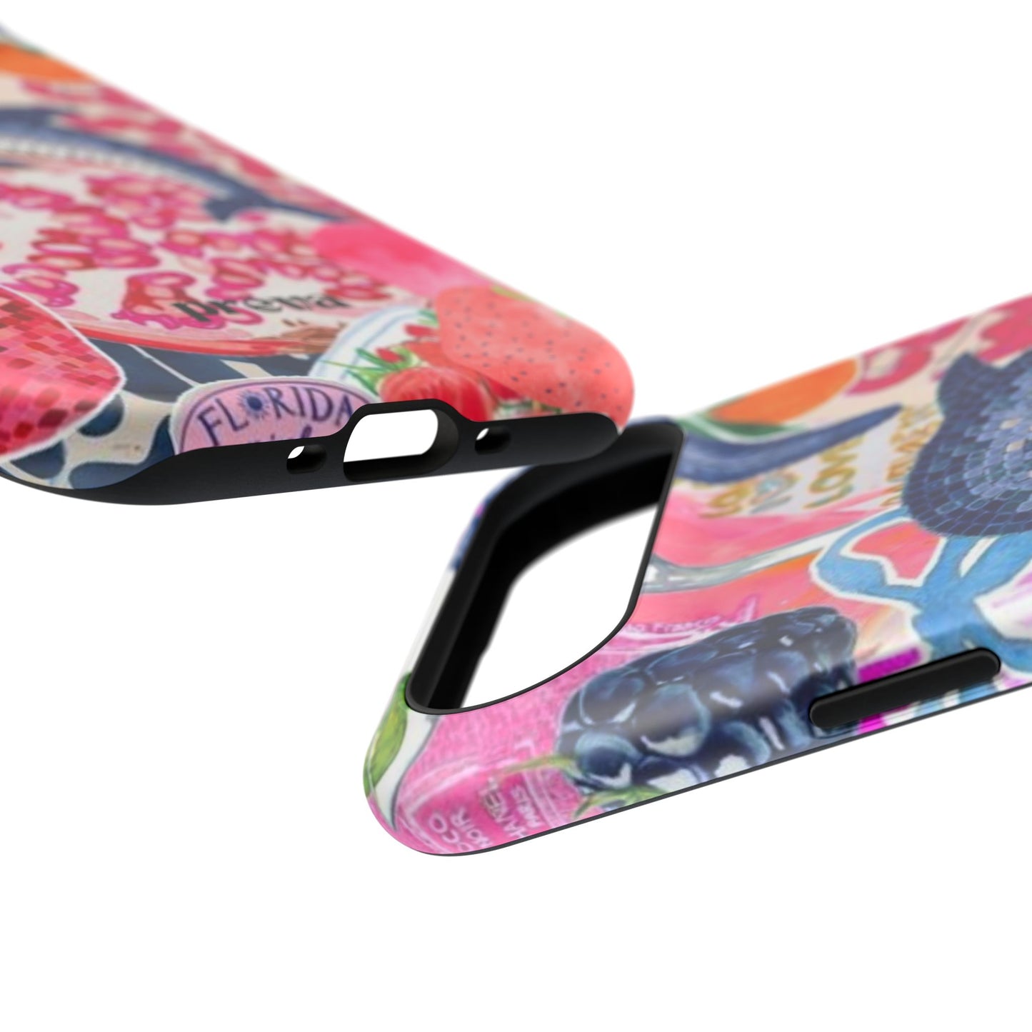 Dolphin Tropics Collage Phone Case