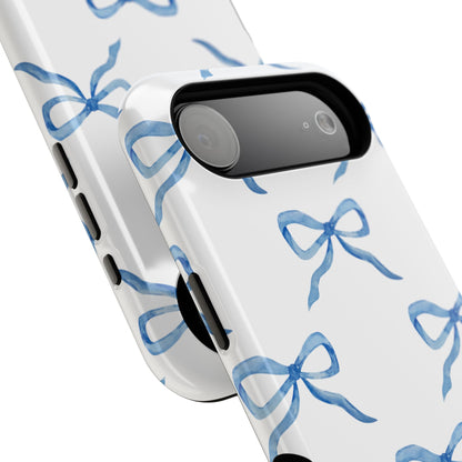 Blue Bow Phone Case