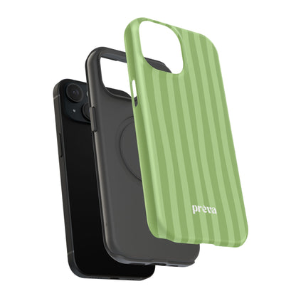 Light Green Stripes Phone Case