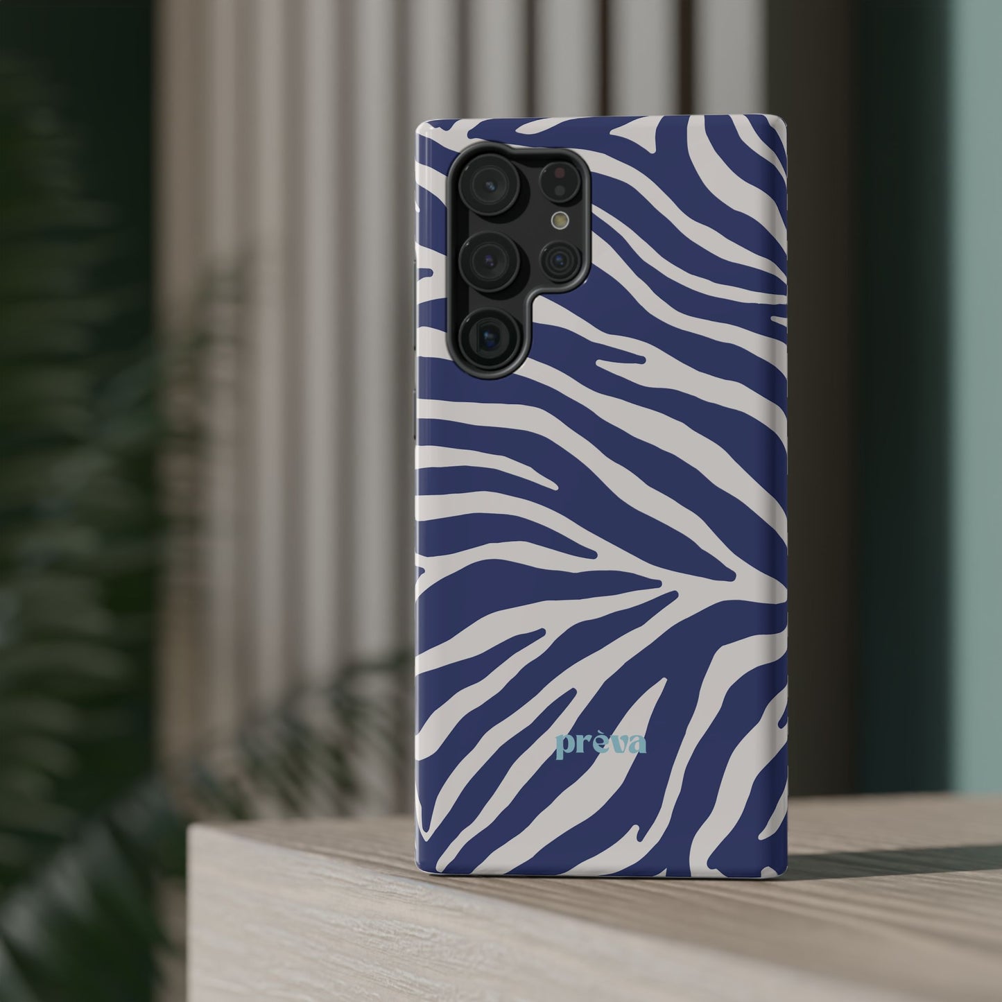 Blue Zebra Phone Case