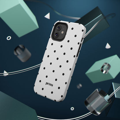 B&W polka dots Phone Case