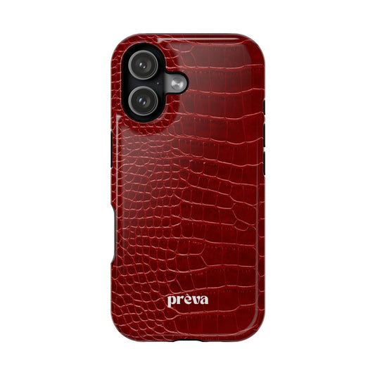 Red Croc Phone Case