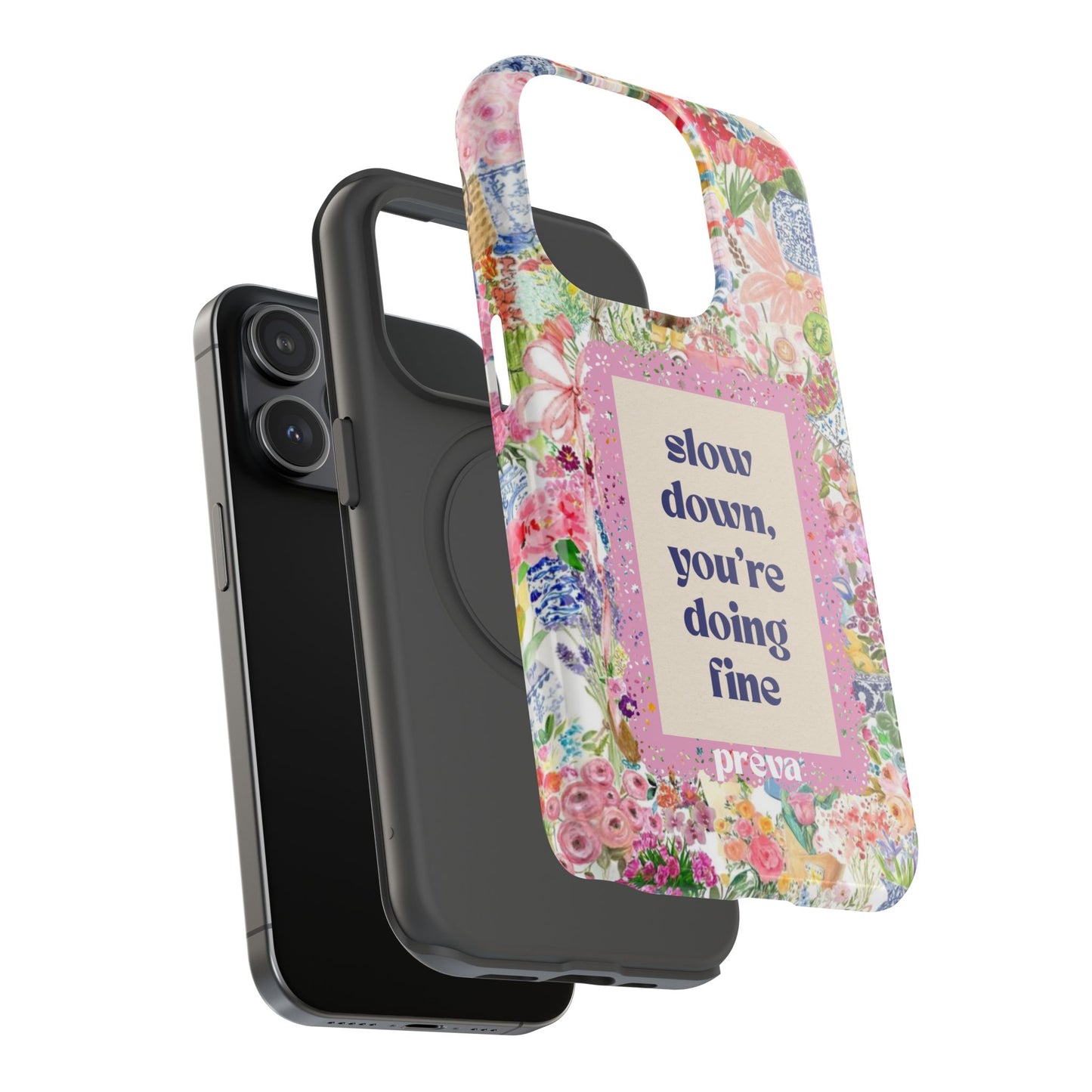 Slow Down Flowers x notsoken Phone Case