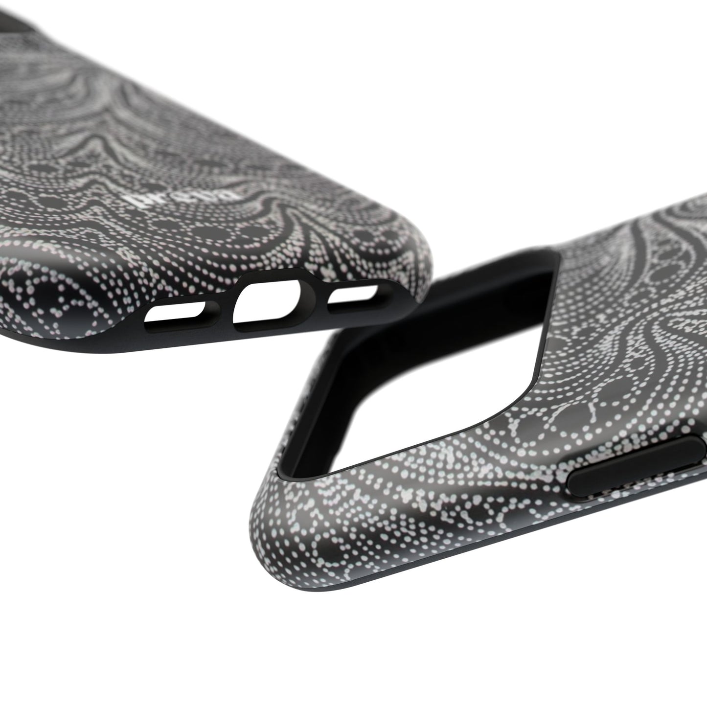 Abstract Midnight Lace Phone Case
