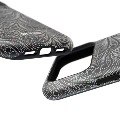 Abstract Midnight Lace Phone Case