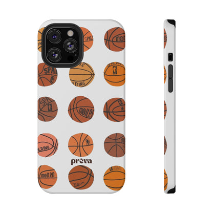 White Basketball Phone Case