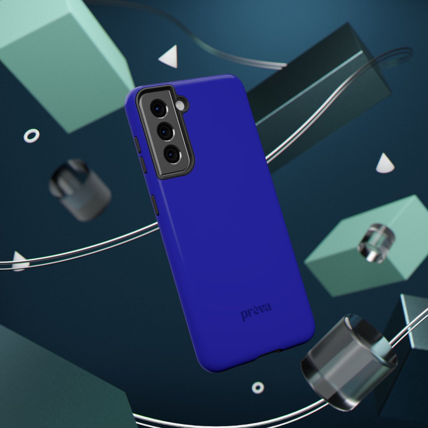 Neon Dark Blue Phone Case