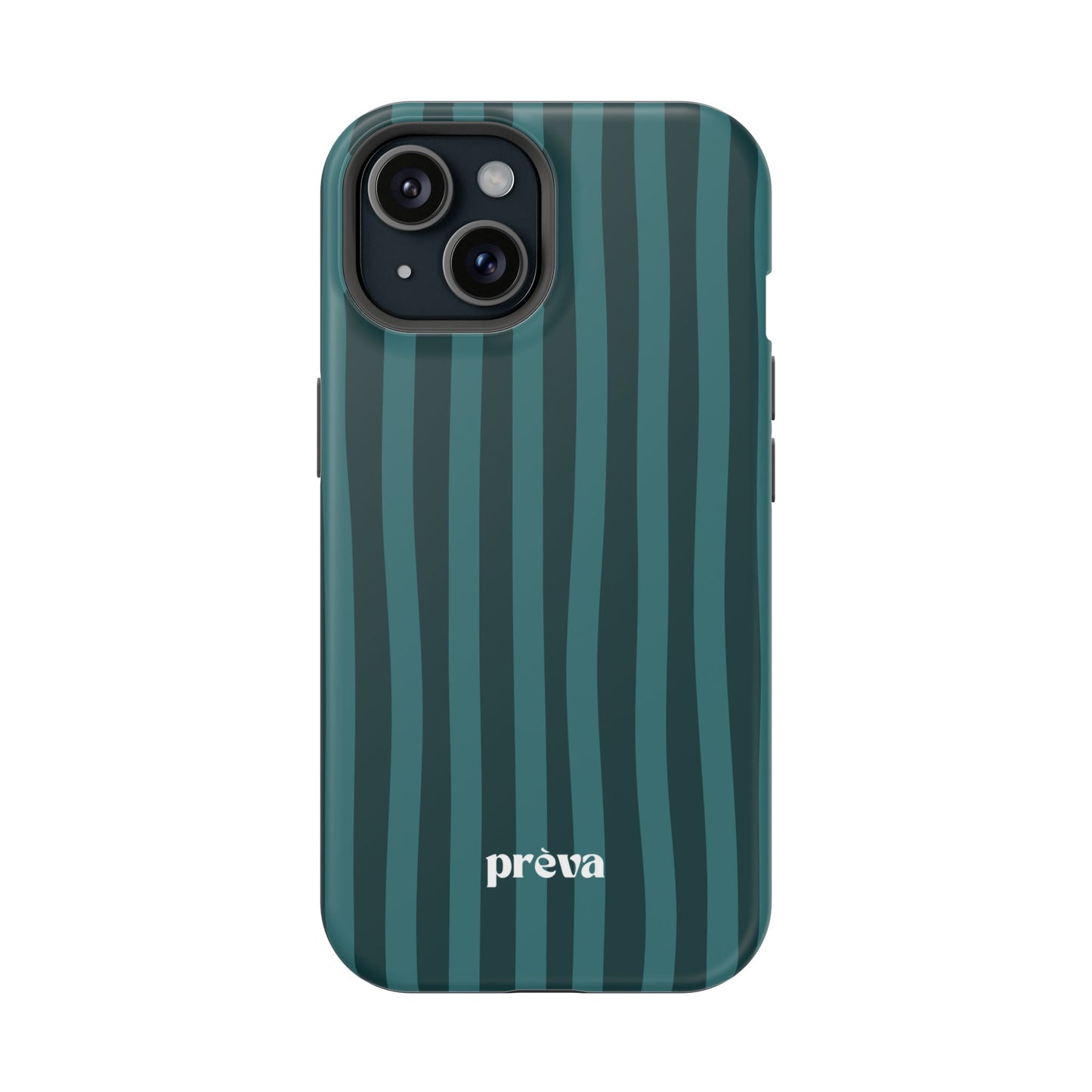 Dark Stripes Turquoise Phone Case