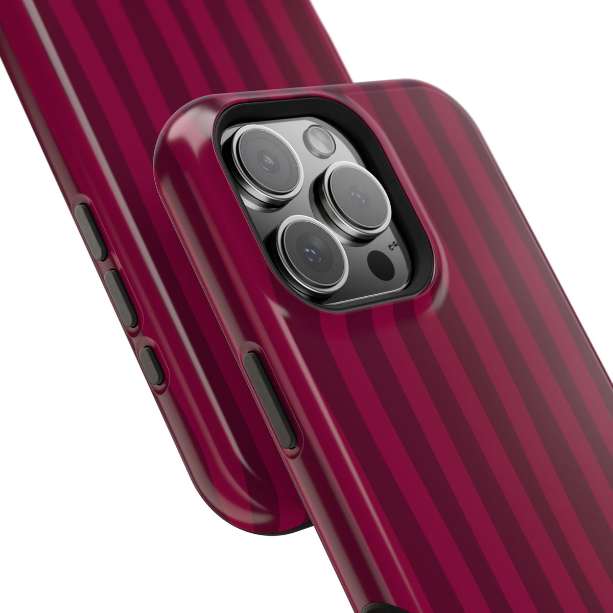 Burgandy Stripes x Ava Dudderar Phone Case