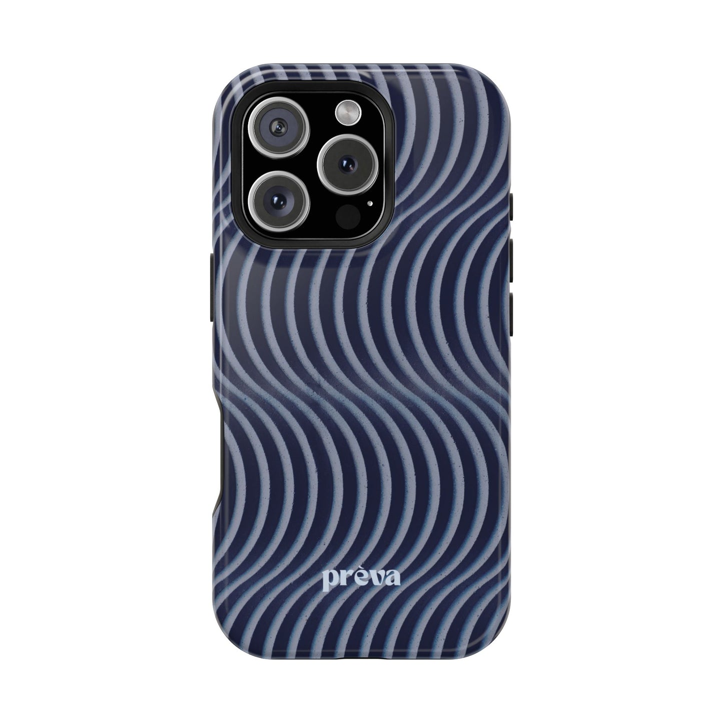 Wavy Navy Phone Case