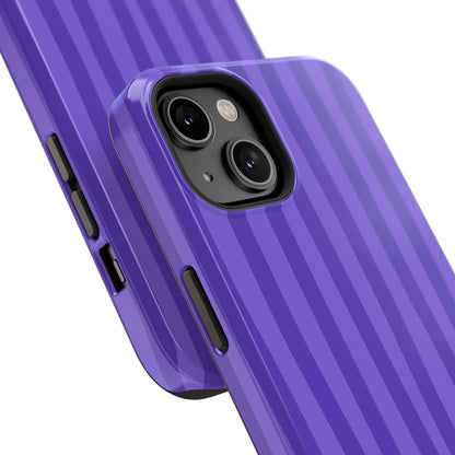 Dark Purple Stripes Phone Case