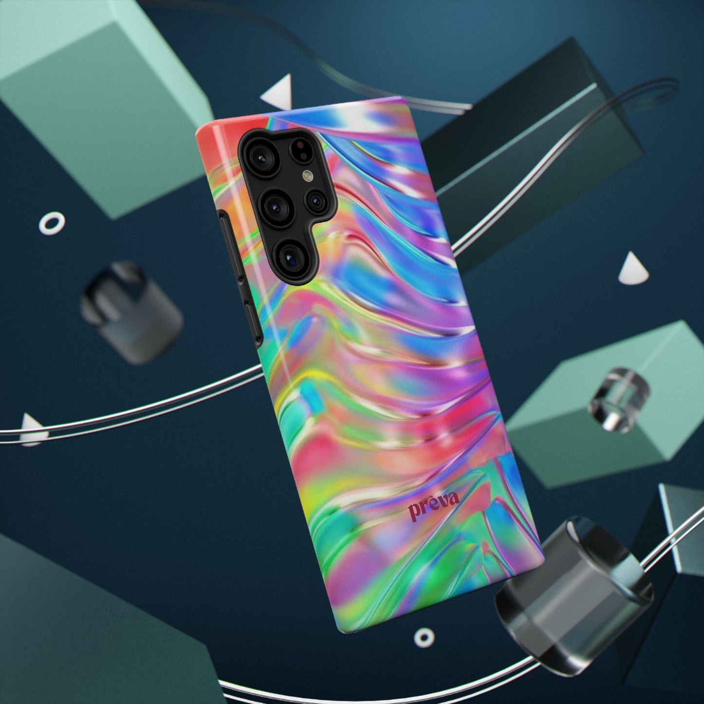 Iridescent Swirl Phone Case