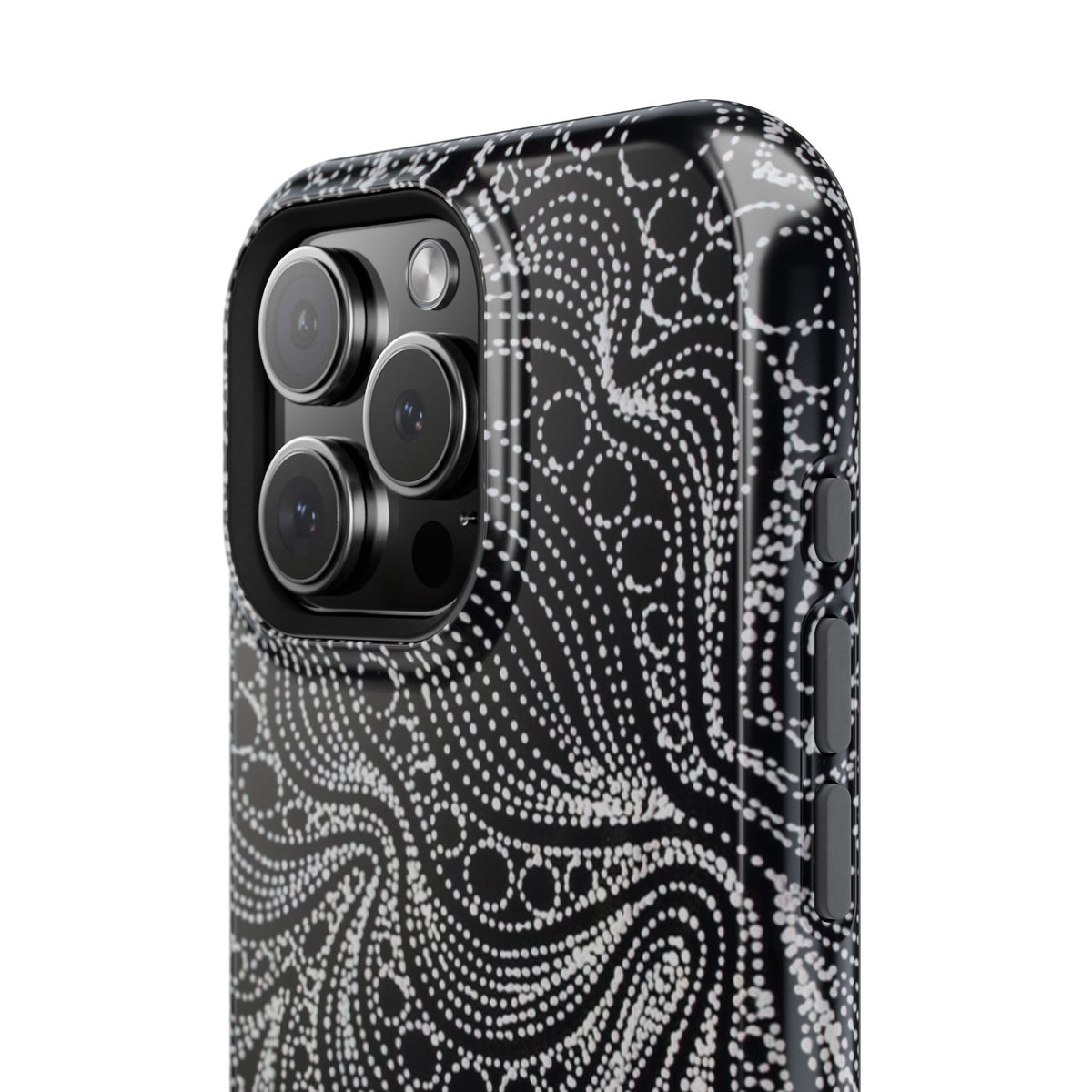 Abstract Midnight Lace Phone Case