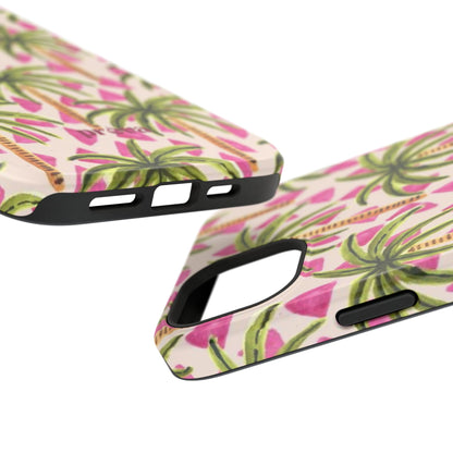 Phone Case — Pink Palm Tree Impact-Resistant Protector