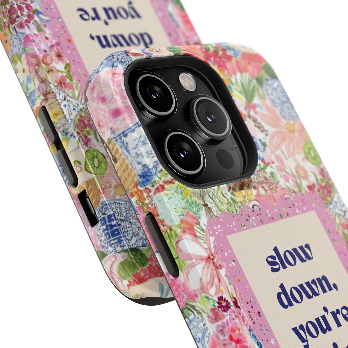 Slow Down Flowers x notsoken Phone Case