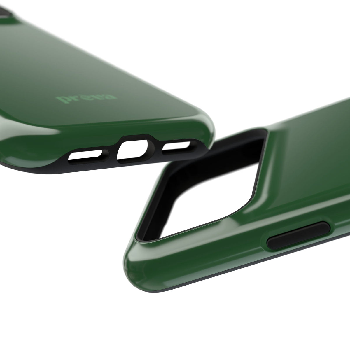 Impact-Resistant Phone Case — Forest Green Slim Armor