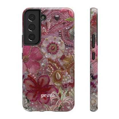 Floral Embroidery Phone Case