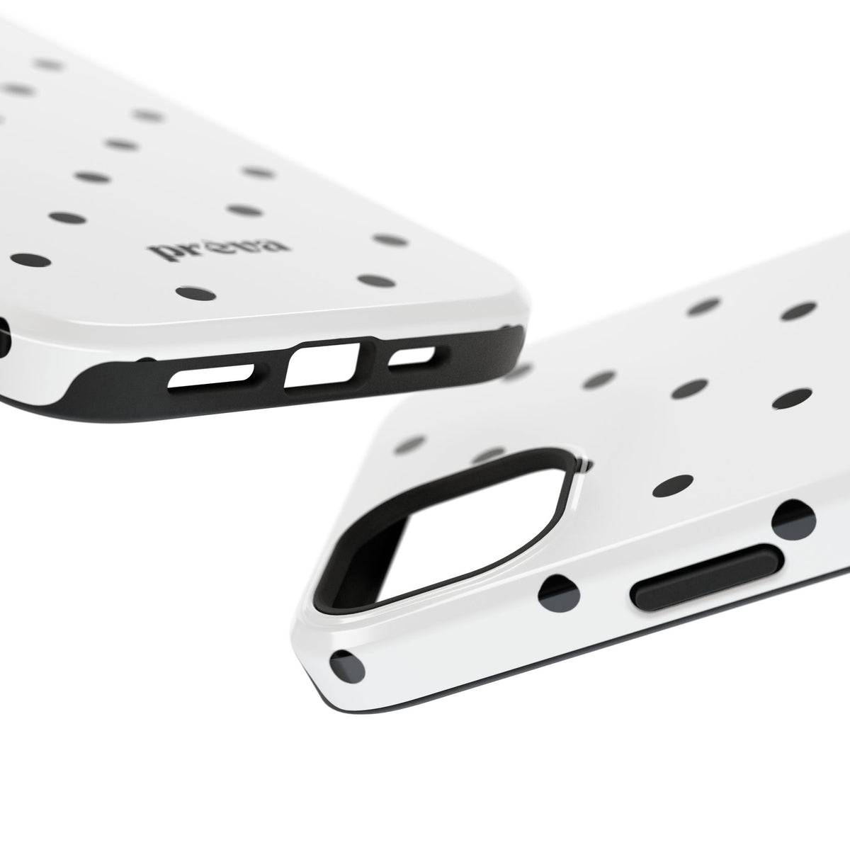 B&W polka dots Phone Case