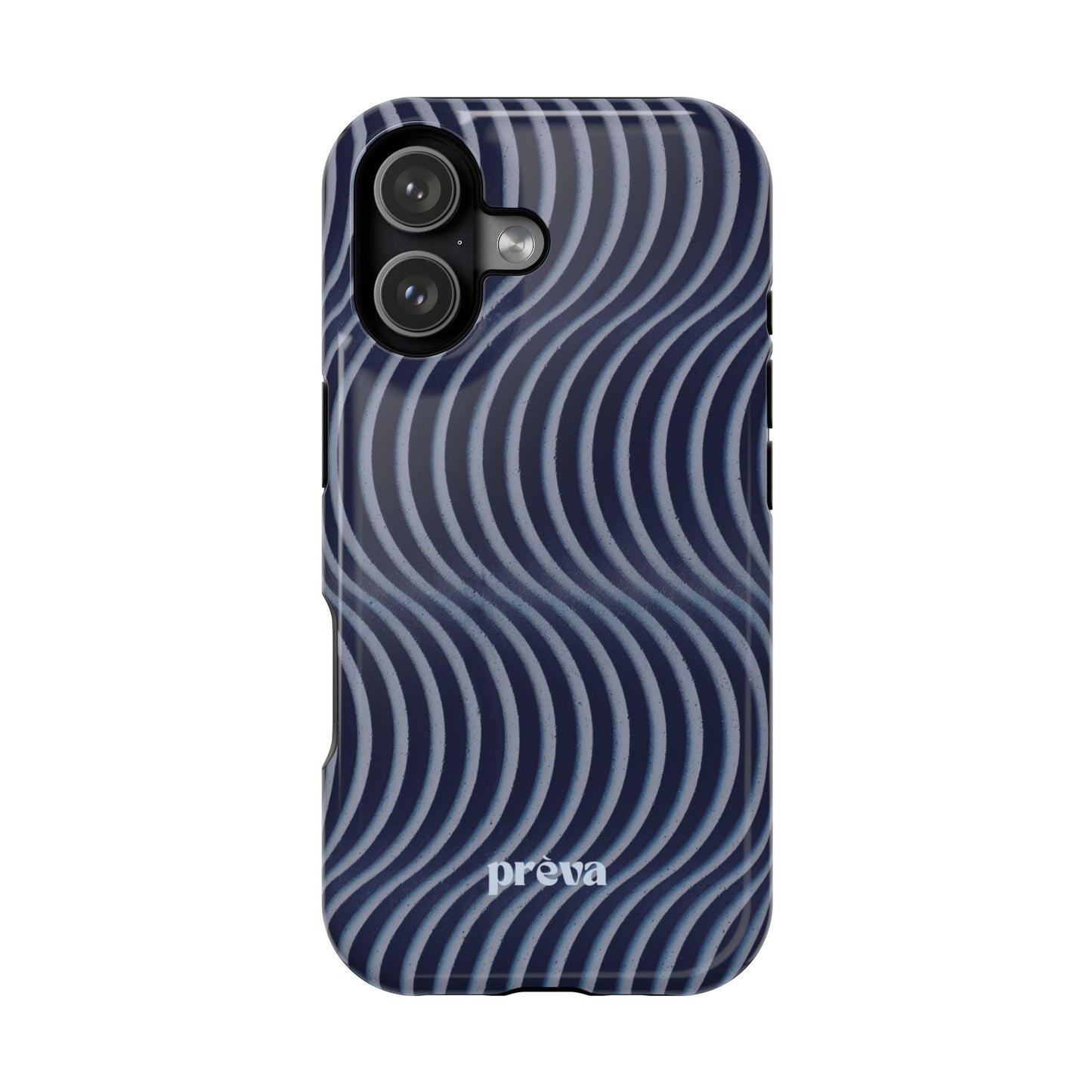Wavy Navy Phone Case