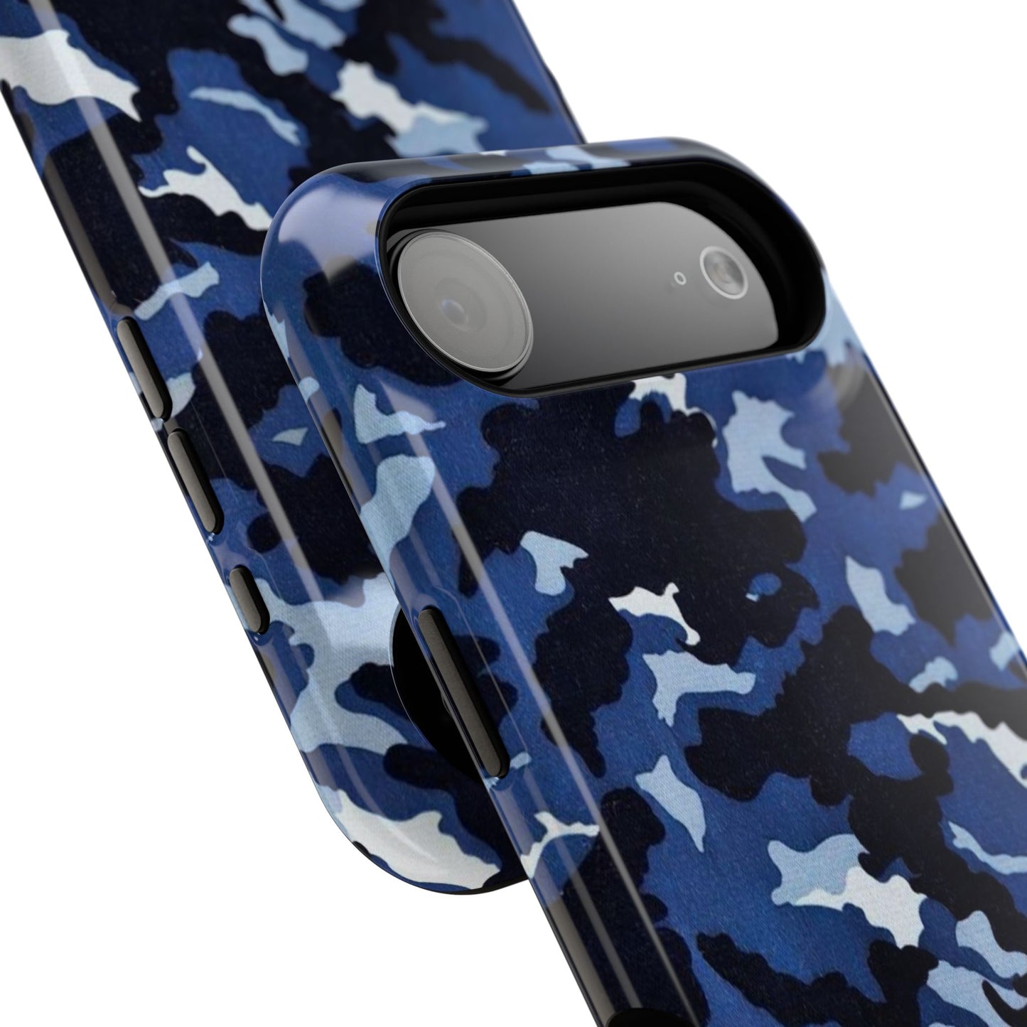 Blue Camo Phone Case